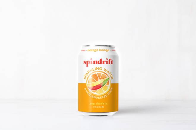 Order Orange Mango Spindrift (Can) food online from Mendocino Farms store, Campbell on bringmethat.com