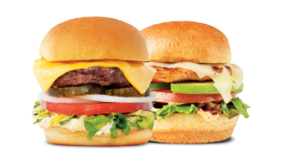 Order Duo Burger food online from Burgerim store, Memphis on bringmethat.com
