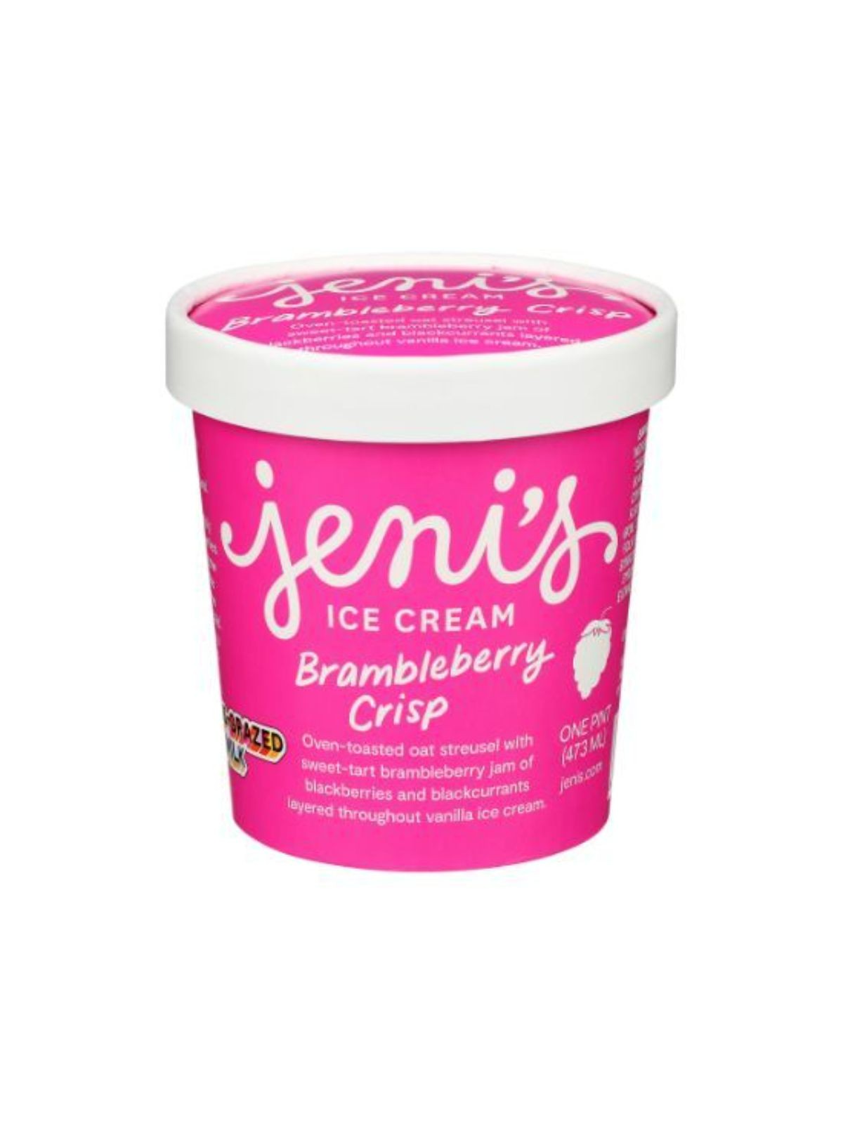 Order Jeni's Brambleberry Crisp Ice Cream (1 Pint) food online from Stock-Up Mart store, Marietta on bringmethat.com