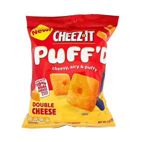 Order Cheez-It Puff'D Double Cheese Snacks food online from Exxon Food Mart store, Port Huron on bringmethat.com