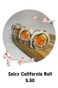 Order Spicy California Roll food online from Iron Chef store, Phoenix on bringmethat.com