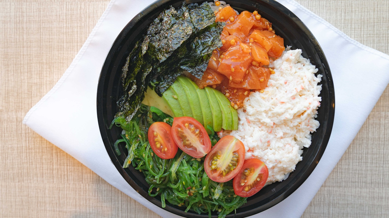 Order Salmon Surf Bowl food online from Shiki Bento House store, Foster City on bringmethat.com