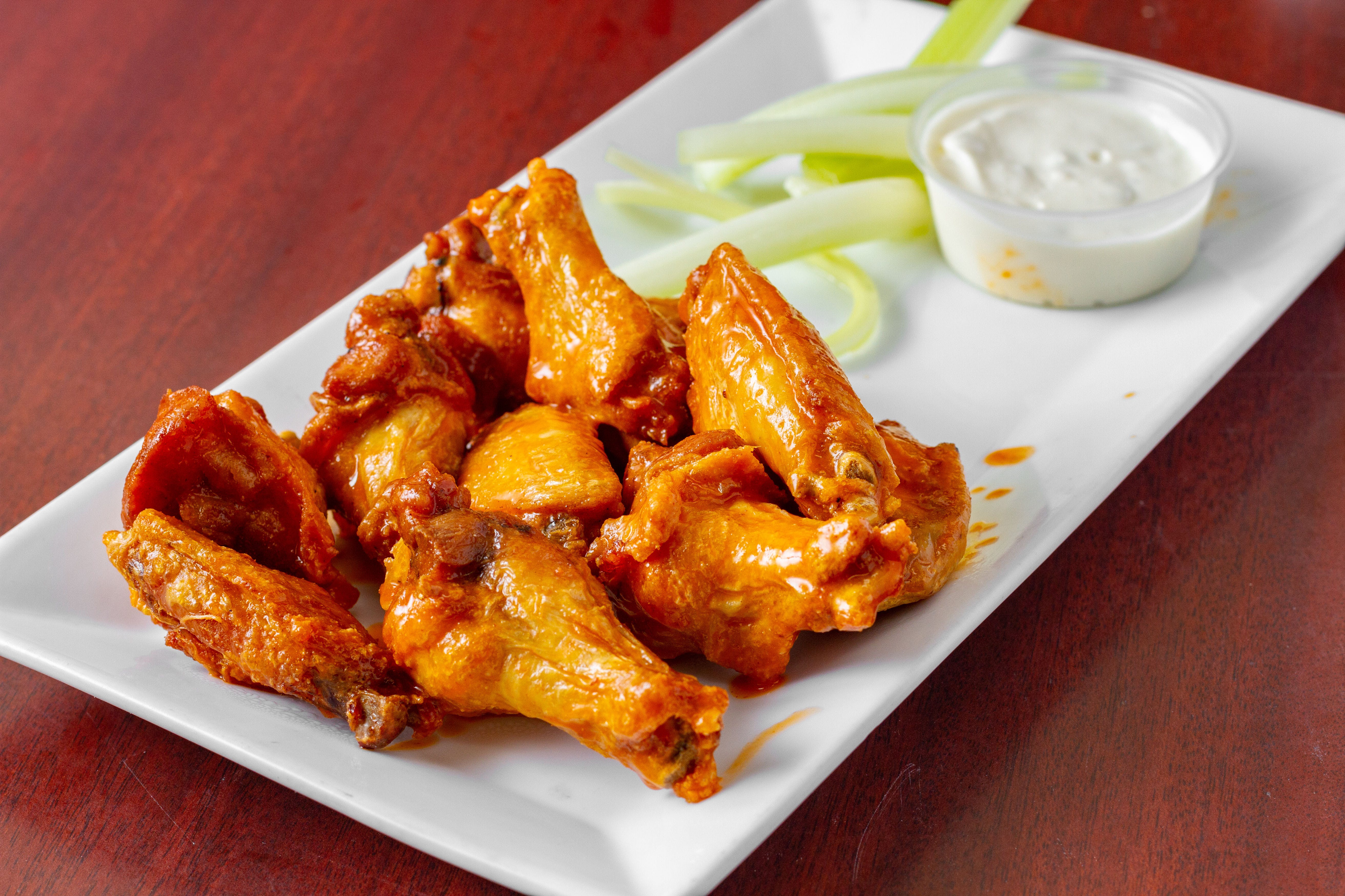 Order Breaded Chicken Wings - 6 Pieces food online from G's Pizzeria store, Elkton on bringmethat.com