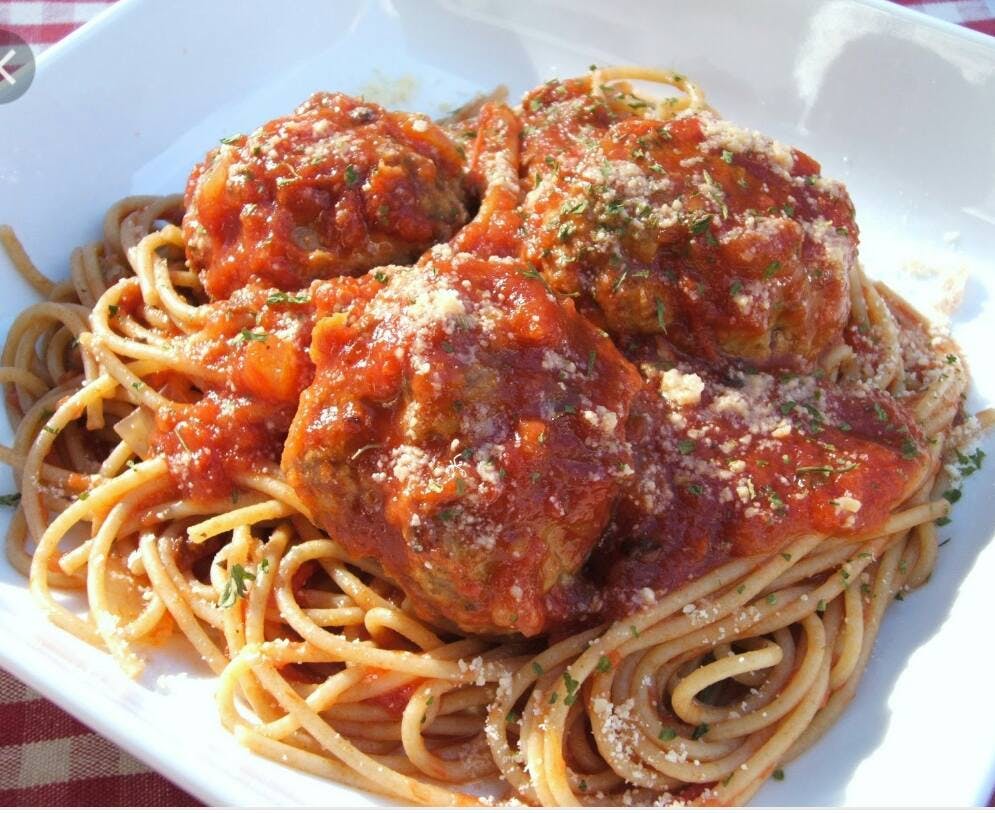 Order Spaghetti with Meatballs - Pasta food online from Tony Pizza store, Highspire on bringmethat.com