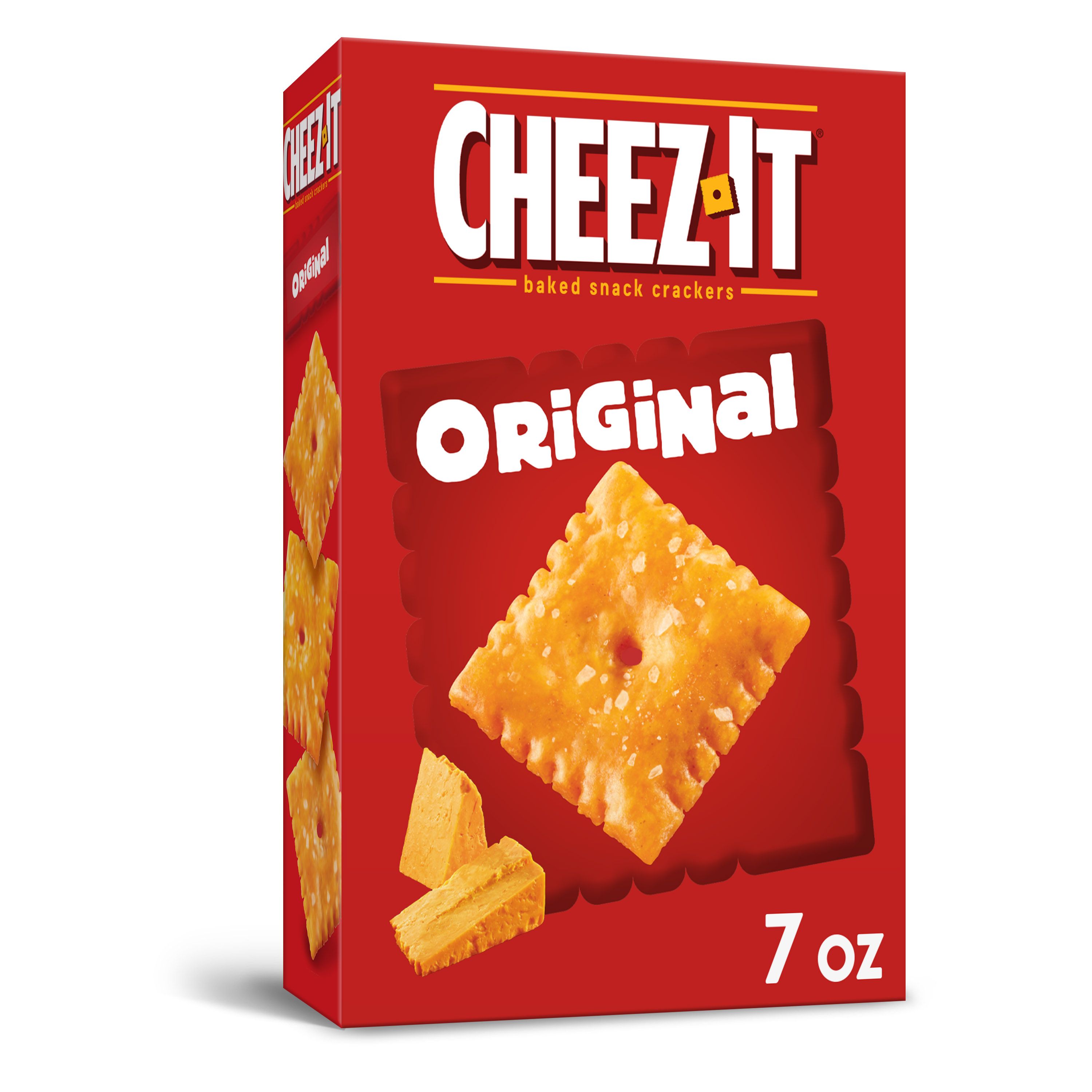 Order Cheez-It Baked Snack Cheese Crackers, Original - 7 oz food online from Rite Aid store, MILLER PLACE on bringmethat.com