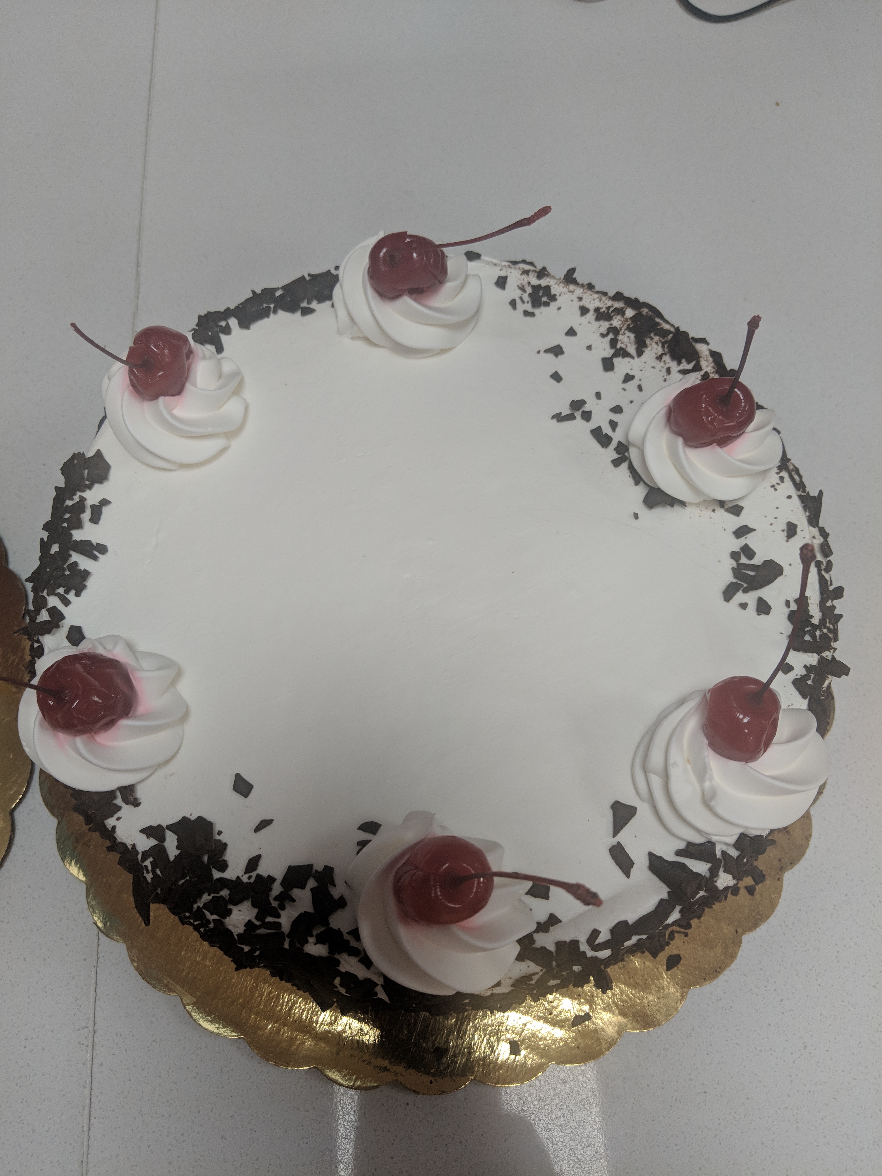 Order 2lb Eggless Black Forest Cake food online from Chicago Hot Breads store, Naperville on bringmethat.com