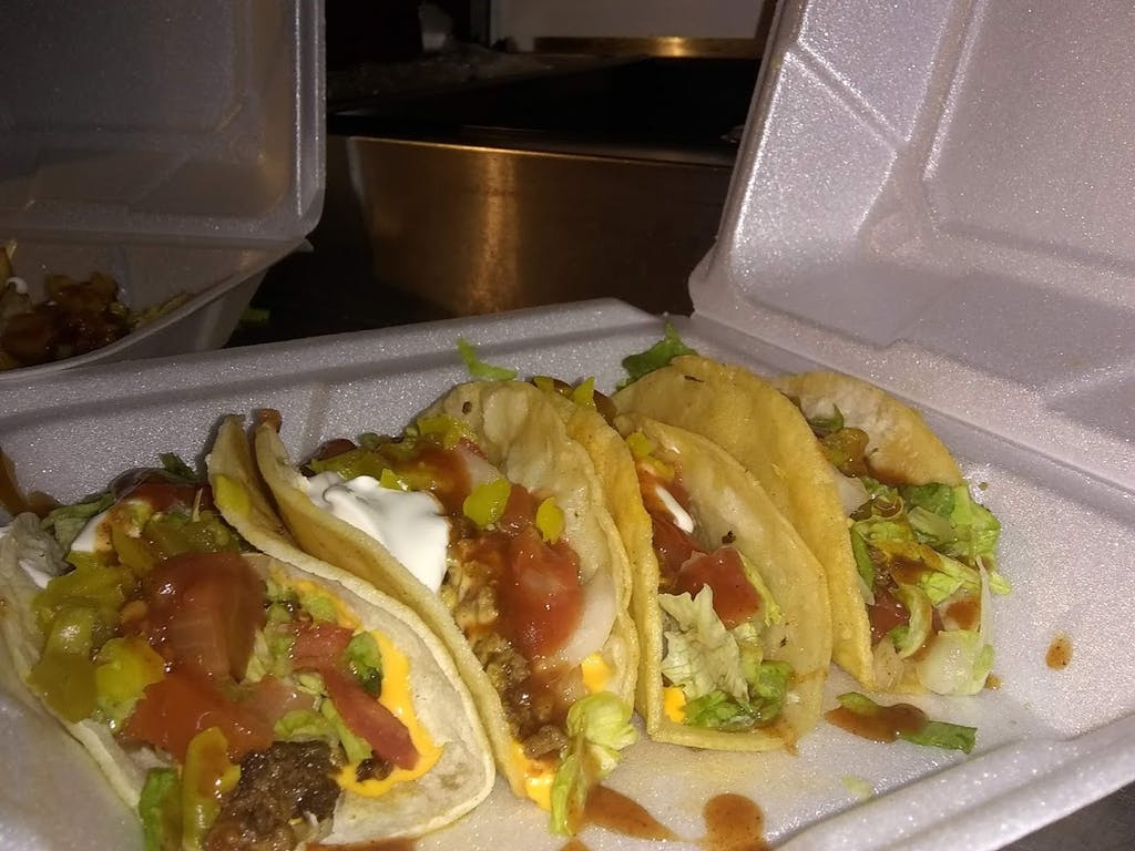 Order Beef Soft Shell Taco food online from Dames Eatery store, Detroit on bringmethat.com