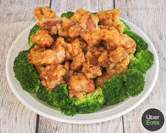 Order C10. General Tso's Chicken 左宗雞 food online from Oriental Seafood store, Irvington on bringmethat.com