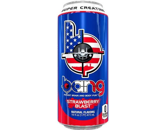 Order Bang Energy Drink with CoQ10 & Creatine - Strawberry Blast , 16 Fl Oz. Each food online from Pit Stop Liquor Mart store, El Monte on bringmethat.com