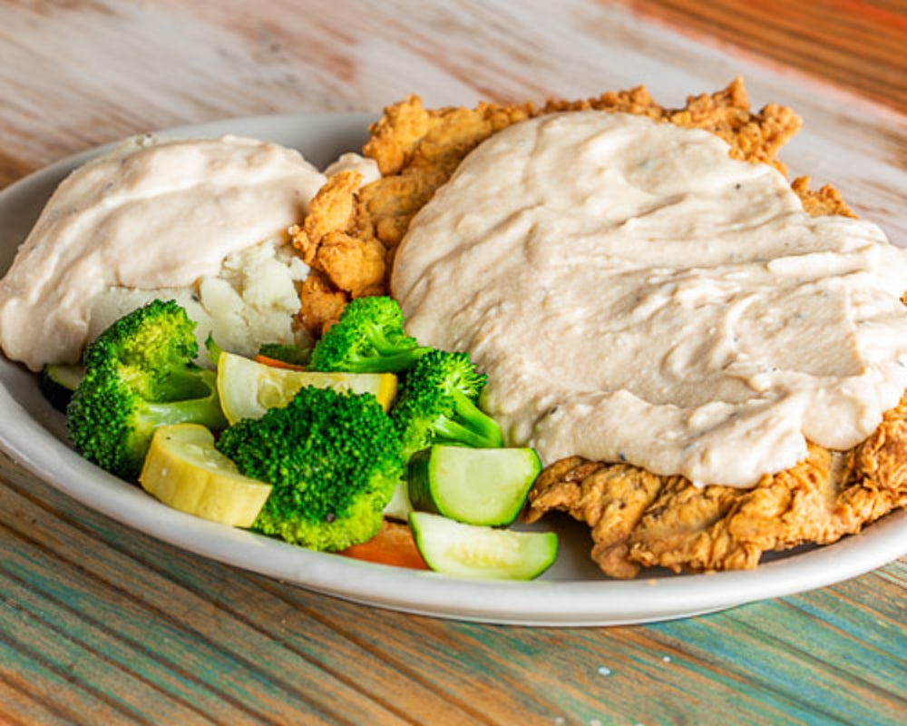 Order Country Fried Steak food online from Willie's Grill & Icehouse store, Hill Country Village on bringmethat.com