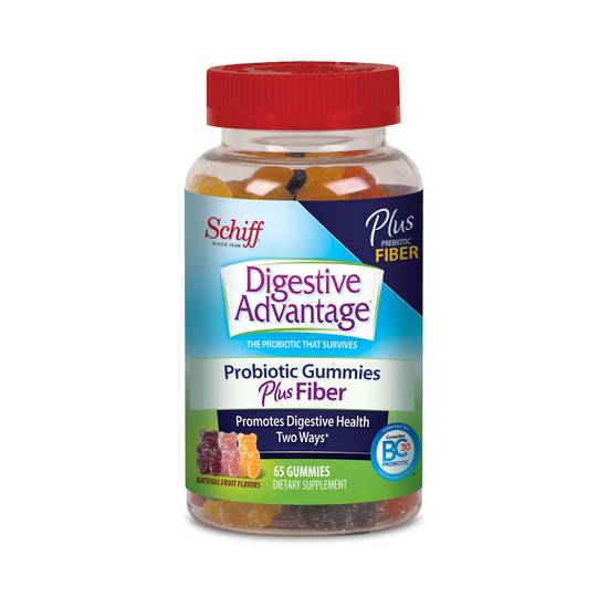 Order Digestive Advantage Prebiotic Plus Probiotic Gummies (65 ct) food online from Rite Aid store, Palm Desert on bringmethat.com