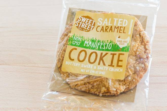 Order SALTED CARAMEL COOKIE - VEG food online from Mad Greens store, Littleton on bringmethat.com