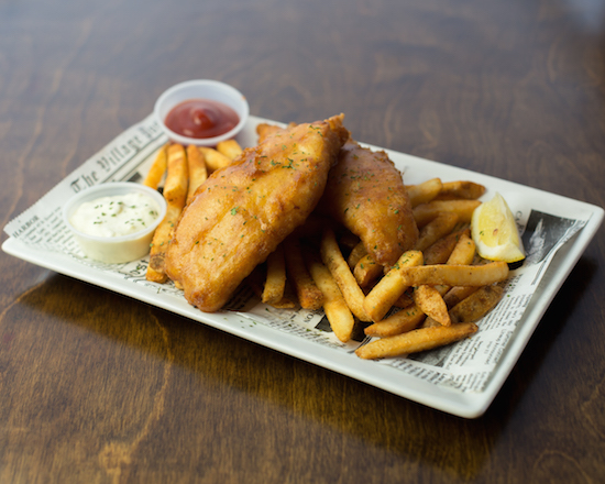 Order Fish & Chips food online from Baker St. Pub & Grill store, The Woodlands on bringmethat.com