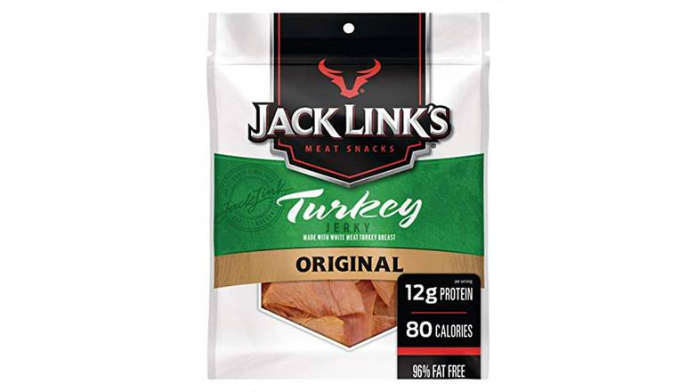 Order Jack Links Original No Subbrand Turkey Jerky 1 Oz food online from Valero Food Mart store, Murrayville on bringmethat.com