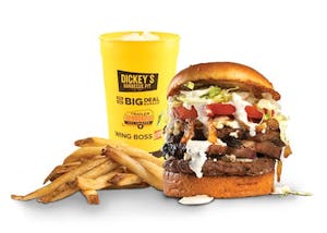 Order Dad Bod Burger Combo food online from Big Deal Burger store, Fayetteville on bringmethat.com