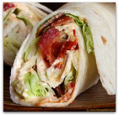 Order BLT Wrap Sandwich food online from Miss Hickory Tea Room store, Strongsville on bringmethat.com