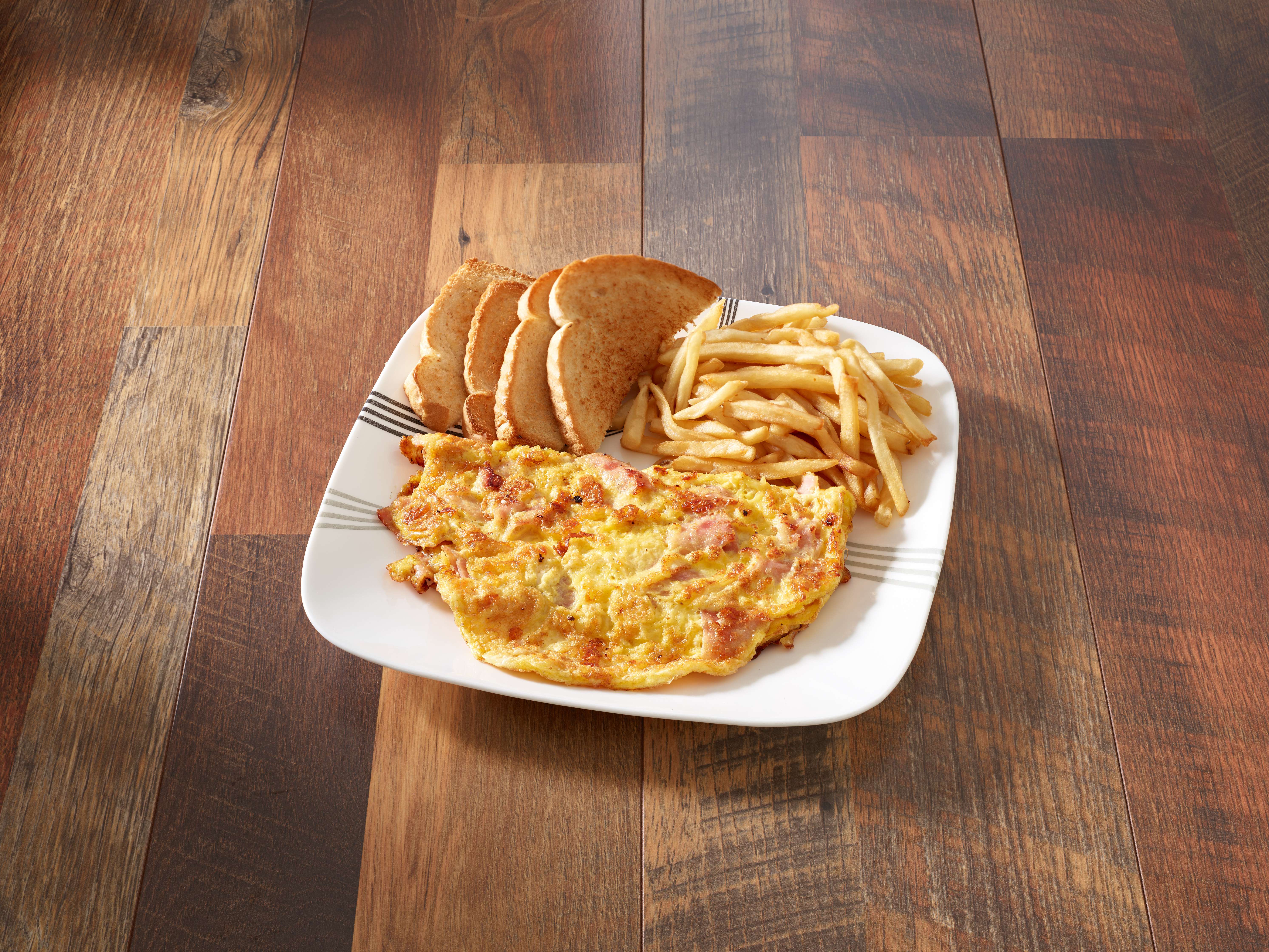 Order Ham and Cheese Omelet food online from Pizza Haven store, New Haven on bringmethat.com