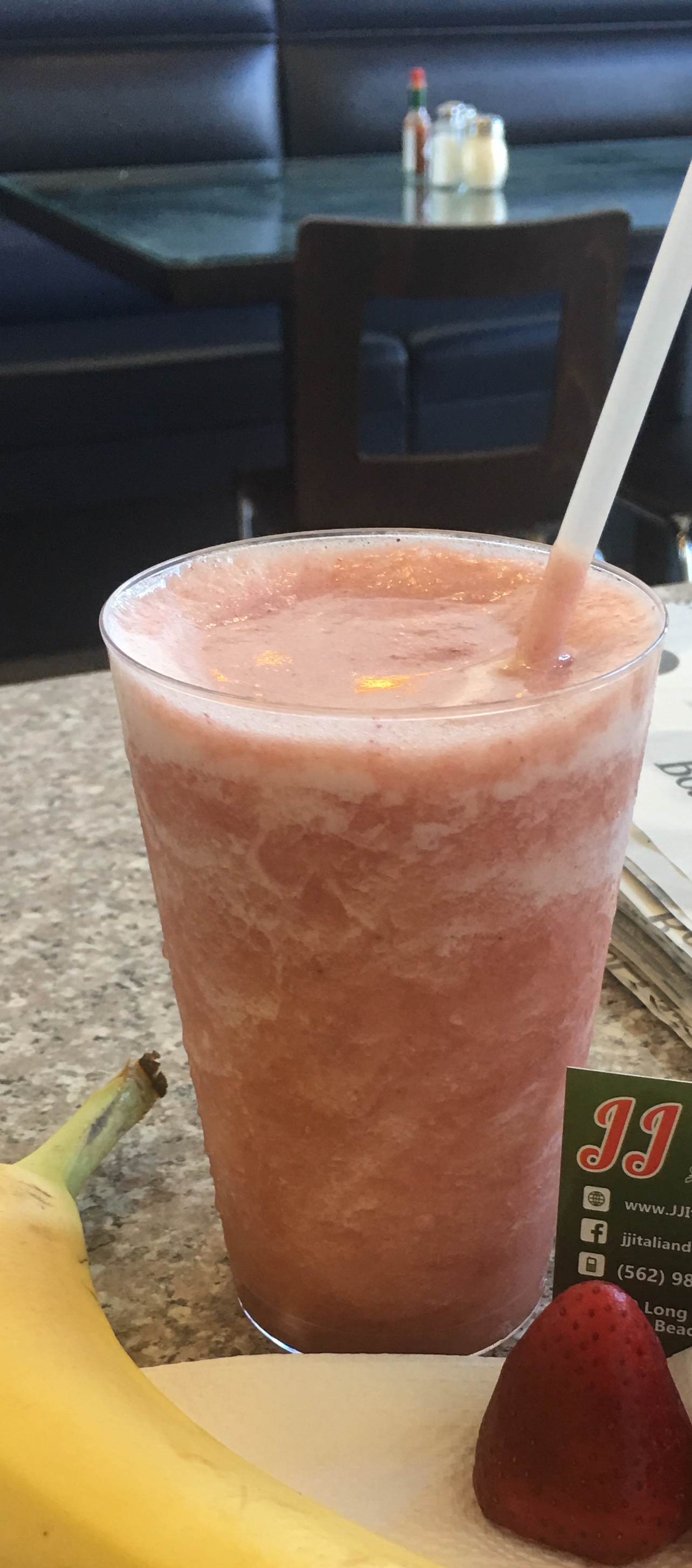 Order 2. Strawberry Smoothie food online from Jj Italian Deli store, Long Beach on bringmethat.com