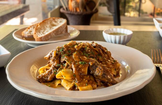 Order Pappardelle Brasato food online from Parma Cucina Italiana store, San Diego on bringmethat.com