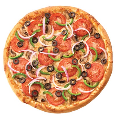 Order Traditional Vegetarian Pizza food online from Cottage Inn Pizza - Washtenaw store, Ypsilanti on bringmethat.com