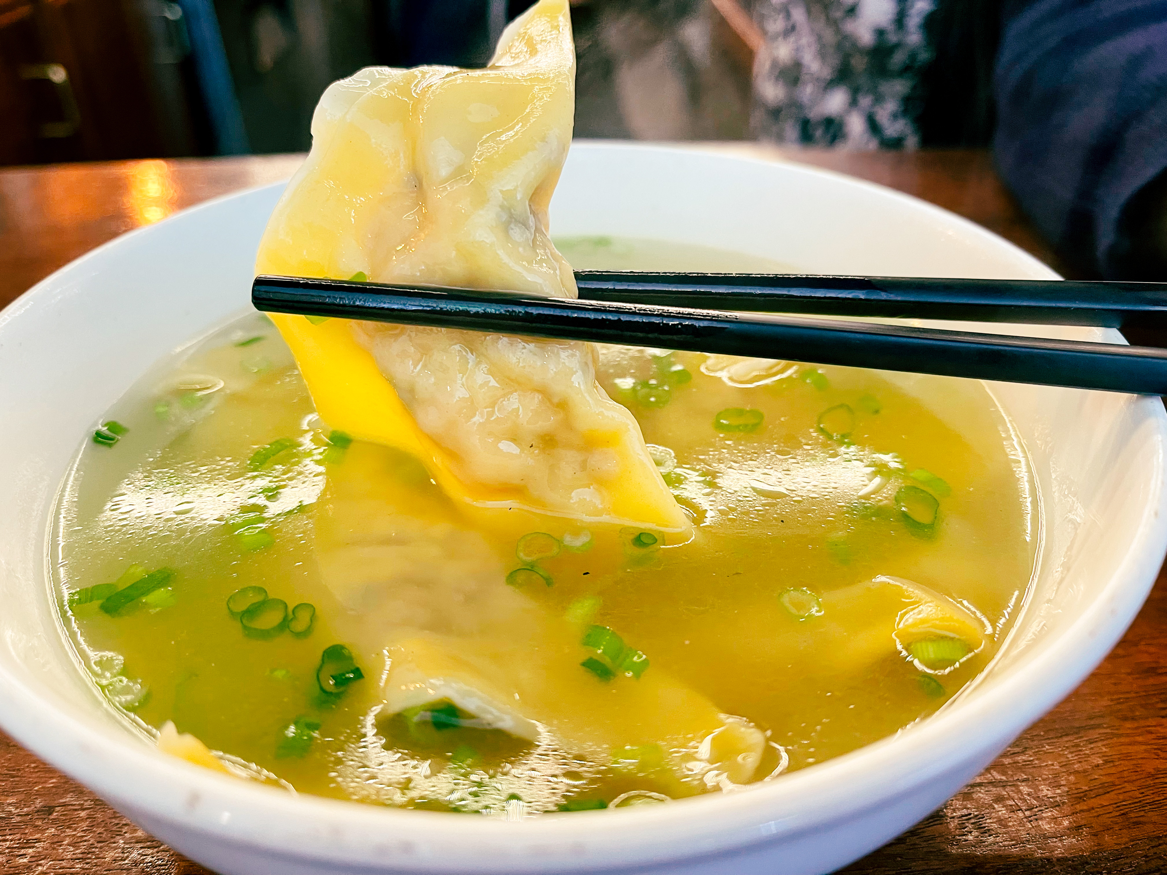 Order Cup Wonton Soup food online from Barrio Chino store, San Francisco on bringmethat.com