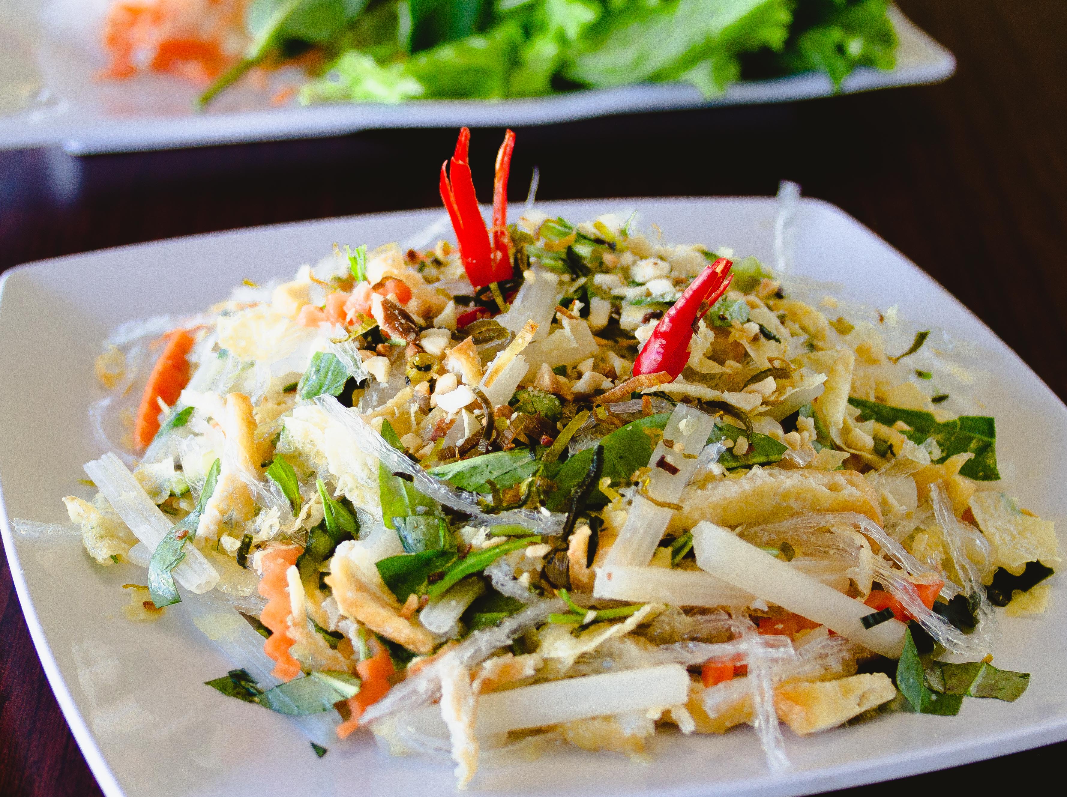 Order Lotus Salad (Vegan) food online from Thanh Tinh Chay store, San Diego on bringmethat.com