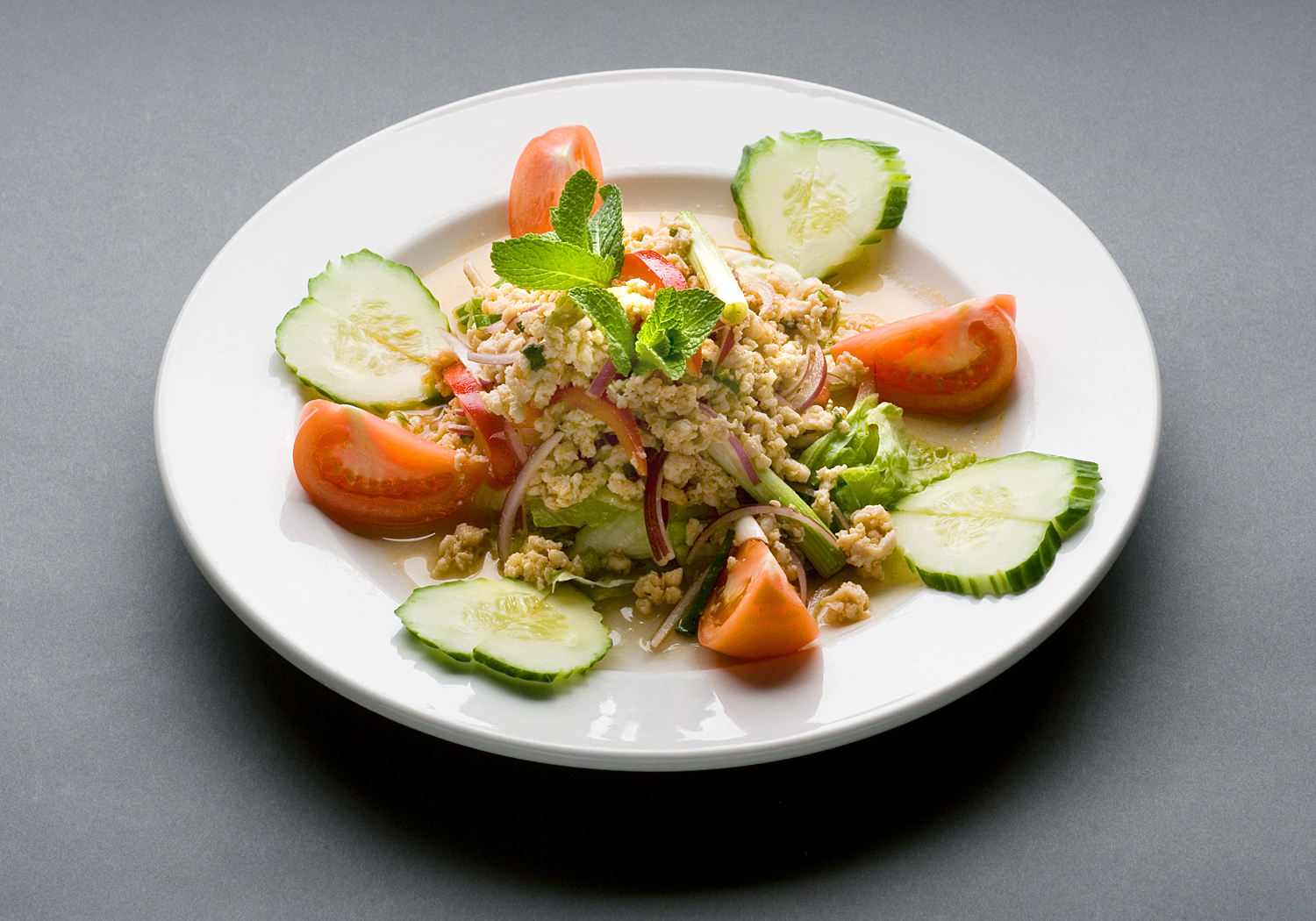 Order 24. Larb (Chicken) Salad food online from Thai Taste store, South Portland on bringmethat.com