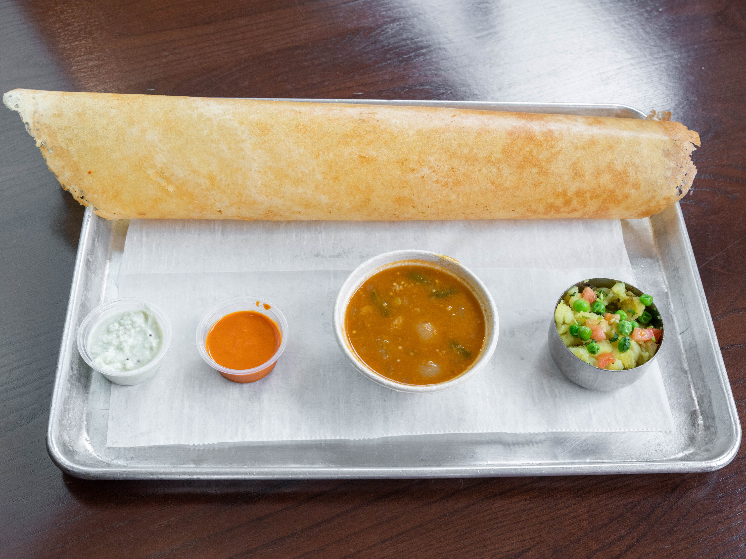 Order Paper Dosa food online from Surati Indian Street Food store, Nashville on bringmethat.com
