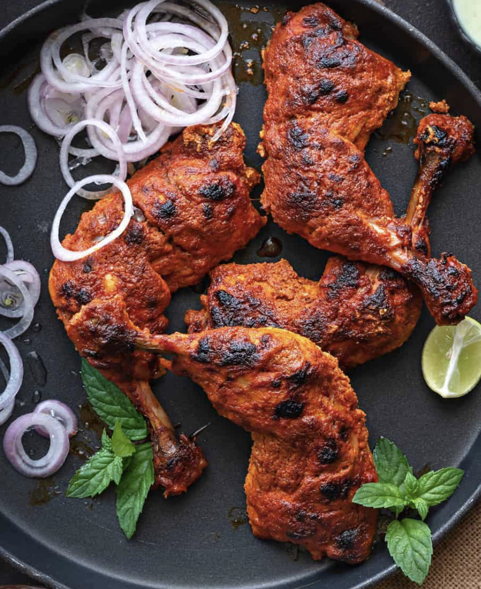Order Tandoori Chicken  food online from Moon Indian Cuisine store, Brookhaven on bringmethat.com