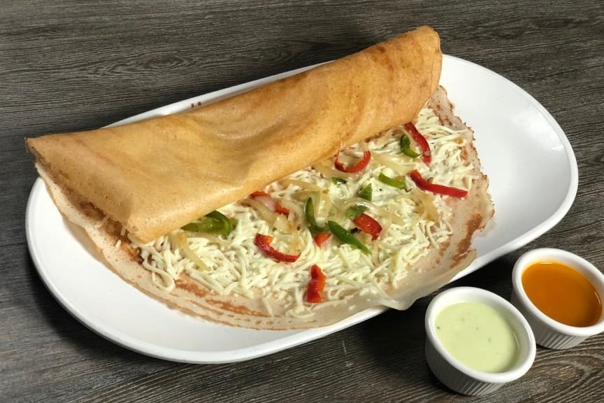 Order Cheese Dosai food online from Udupi Indian Vegetarian & Vegan Cuisine store, Tempe on bringmethat.com