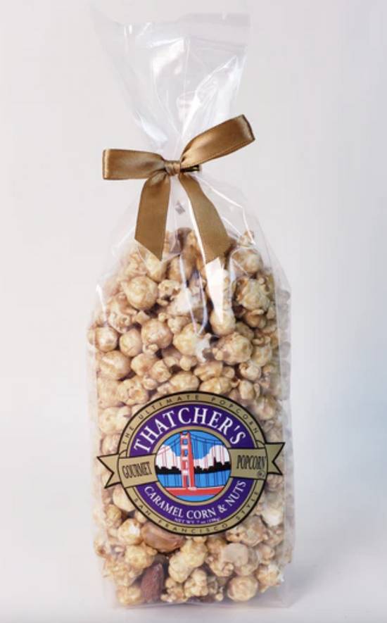 Order Caramel & Nuts - 8 Oz food online from Thatcher's Special Popcorn store, San Francisco on bringmethat.com