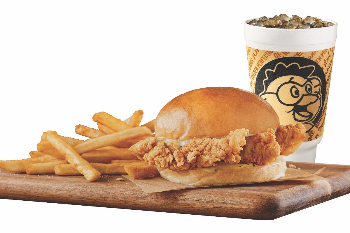 Order Triple Tender Sandwich  food online from Golden Chick store, Kyle on bringmethat.com