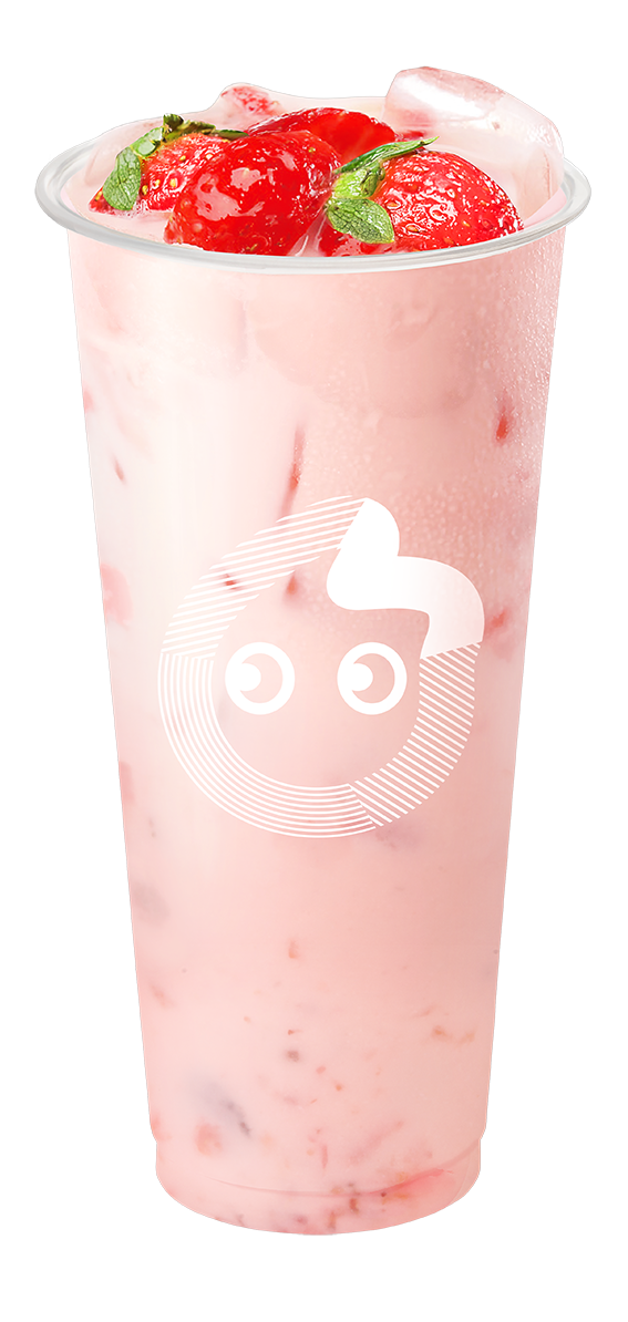 Order Strawberry Latte food online from Coco Fresh Tea & Juice store, San Francisco on bringmethat.com