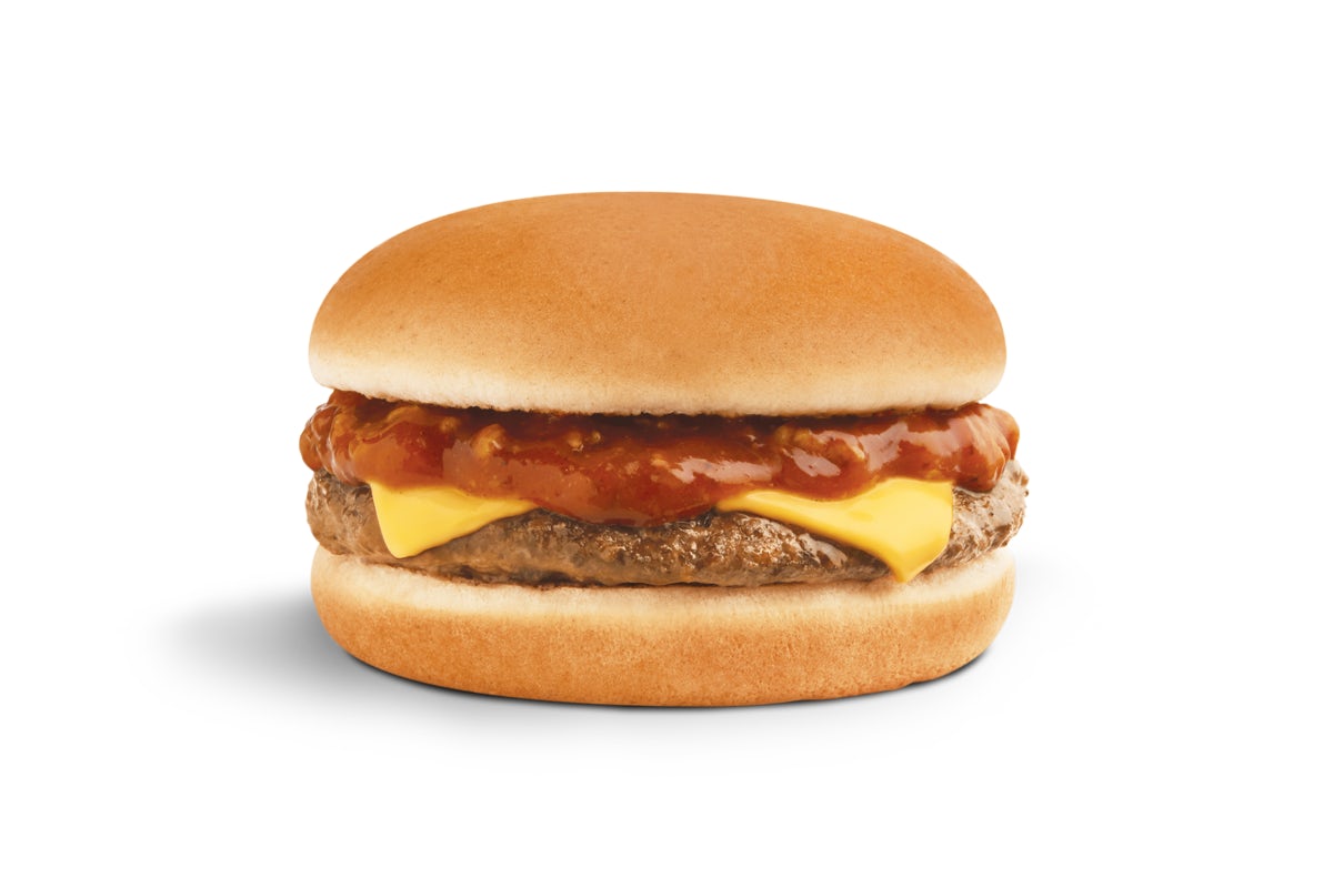 Order Chili Cheeseburger food online from Wienerschnitzel store, Norco on bringmethat.com