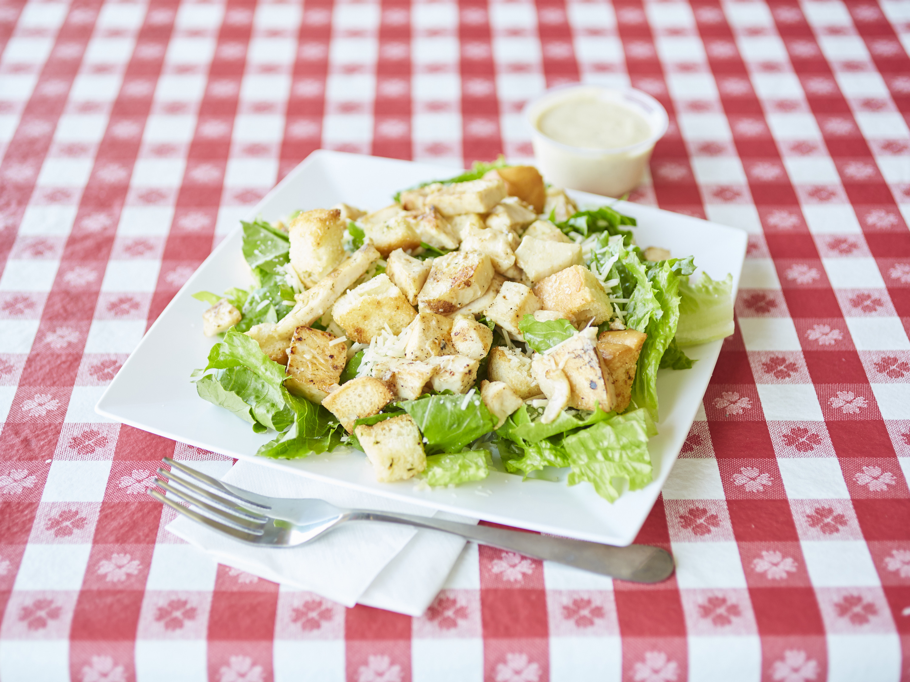 Order Chicken Caesar Salad food online from Winners Ny Pizza store, Agoura Hills on bringmethat.com