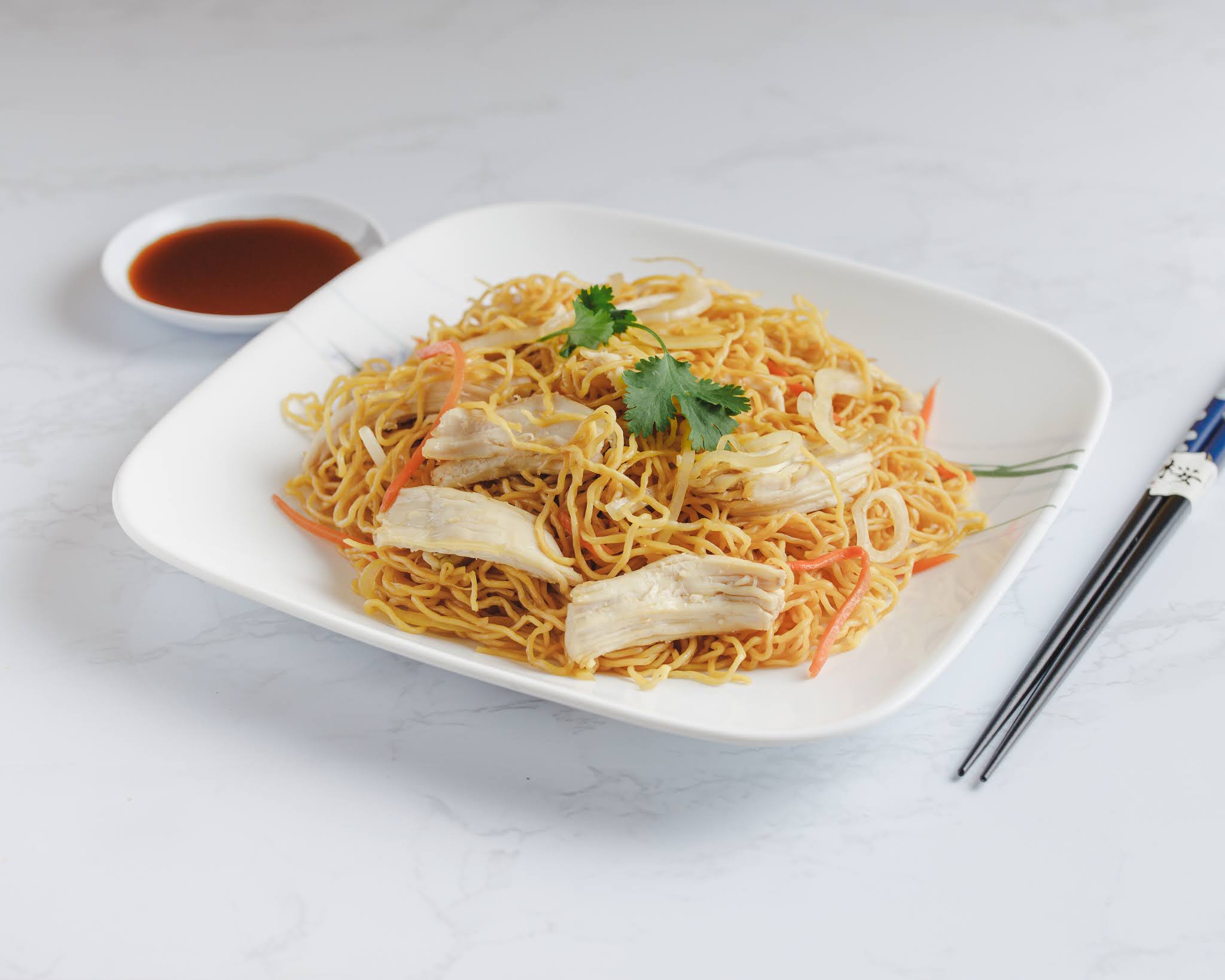 Order N5. Soft Egg Noodles Chicken food online from Pho & Grill store, Montgomery Village on bringmethat.com