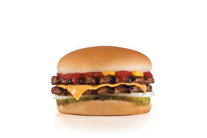 Order Double Cheeseburger food online from Hardees store, Terre Haute on bringmethat.com