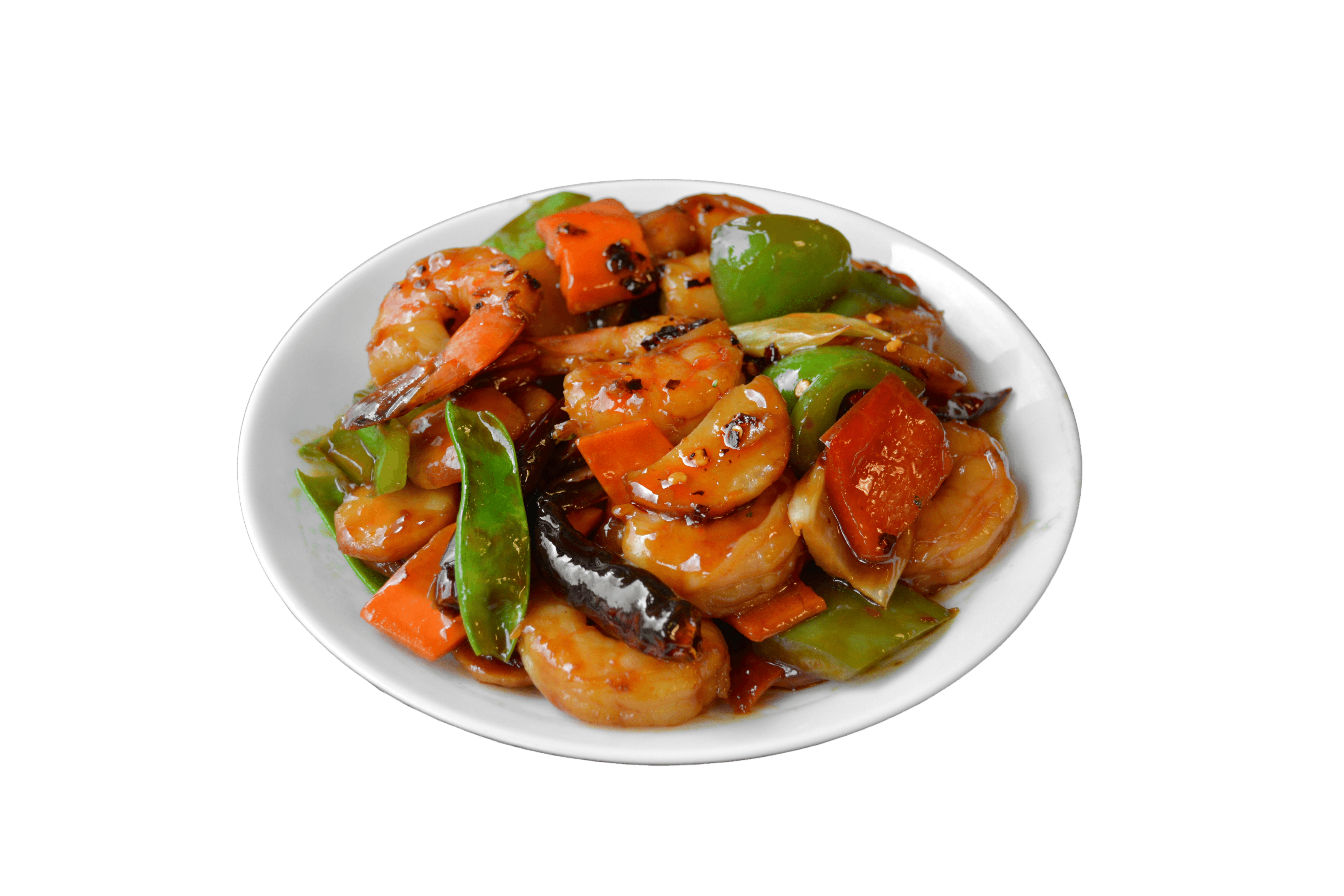 Order Szechuan Shrimp food online from Halal China Kitchen Plus store, Jamaica on bringmethat.com