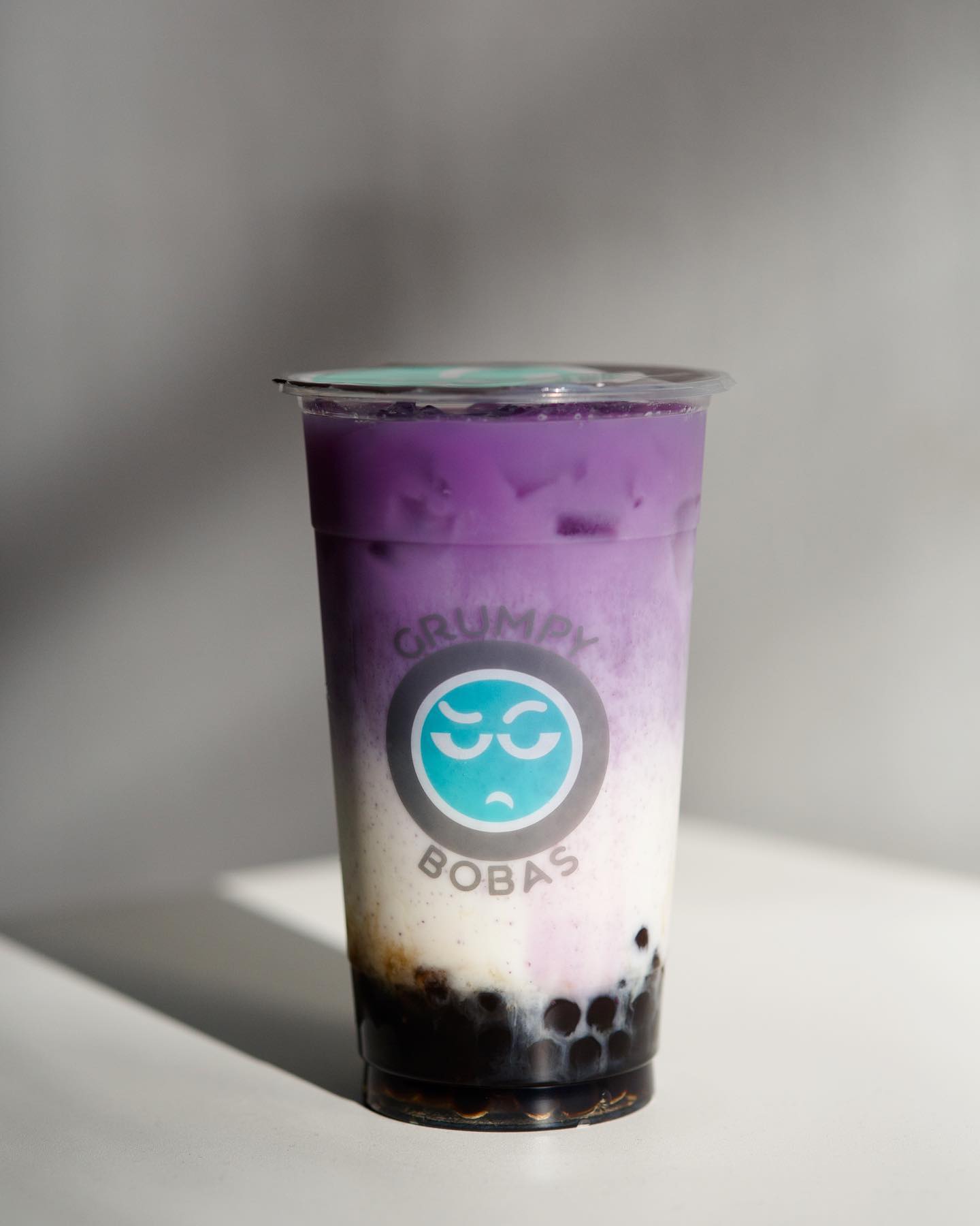 Order Ube Latte food online from Grumpy Bobas store, Somerville on bringmethat.com