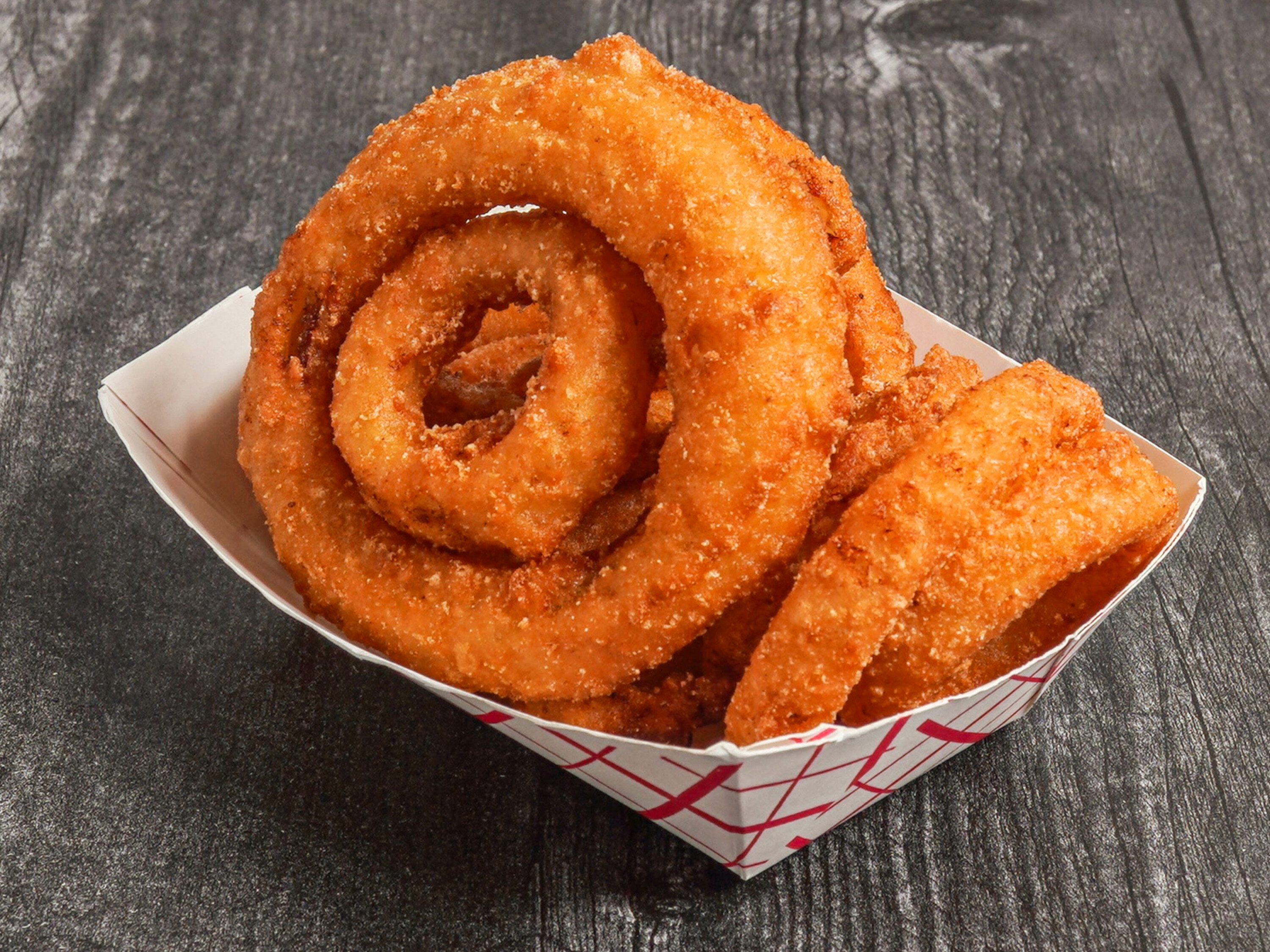 Order Side of Onion RIngs food online from Jeff's Red Hots store, Chicago on bringmethat.com