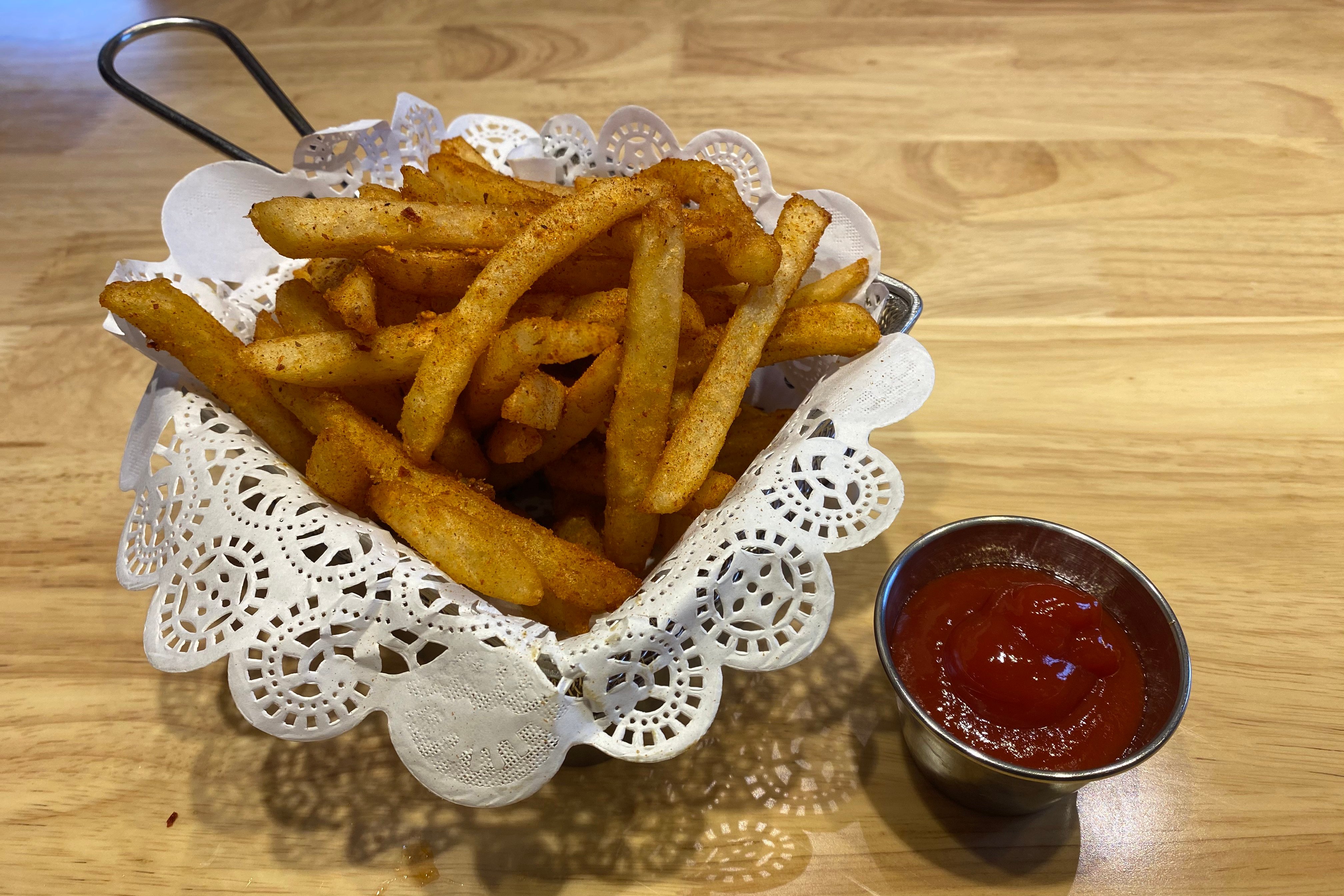 Order Cajun Fries food online from Crazy Seafood store, West Springfield on bringmethat.com