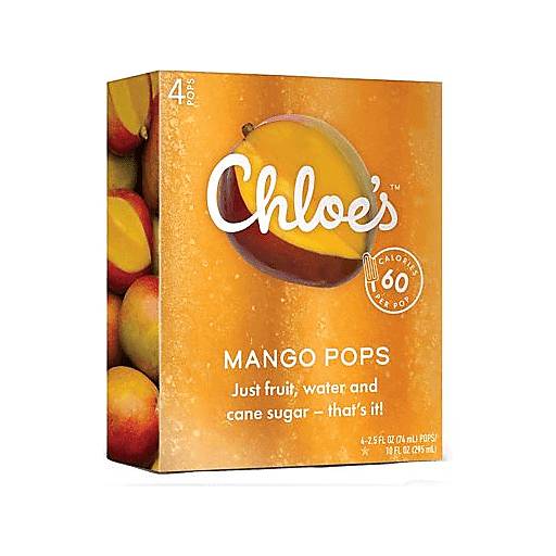 Order Chloe's Mango Pops (4 CT) 40740 food online from BevMo! store, Greenbrae on bringmethat.com