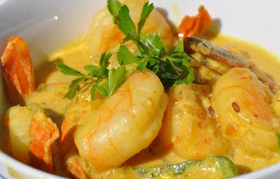 Order S7. Green Curry Shrimp food online from Secret Recipe Asian Bistro store, Plano on bringmethat.com