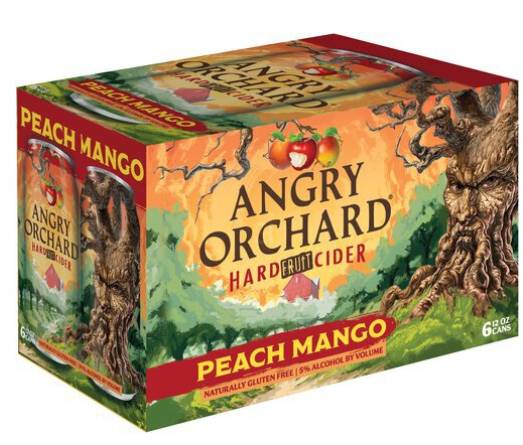 Order Angry Orchard Peach Mango Hard Cider food online from Windy City Liquor Market store, El Cajon on bringmethat.com