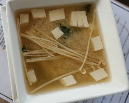 Order Miso Soup food online from Kiin Thai Eatery store, Burbank on bringmethat.com