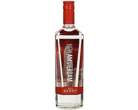 Order New Amsterdam Red Berry Vodka, 750mL liquor (35% ABV) food online from Samco Food Store store, Bakersfield on bringmethat.com