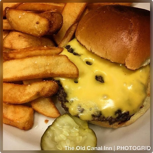Order Cheeseburger food online from Old Canal Inn store, Nutley on bringmethat.com