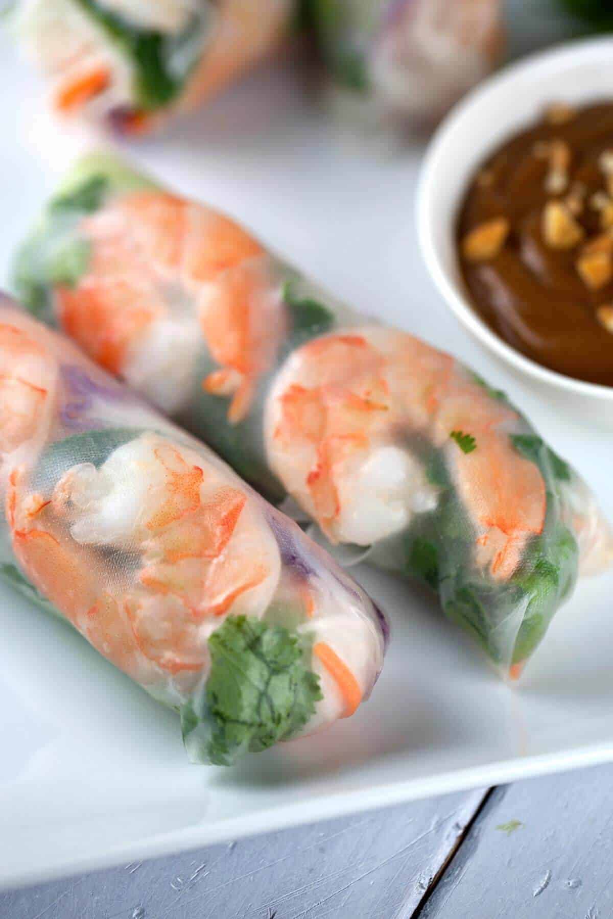 Order A2. Shrimp Spring Roll (2) food online from Pho B&B store, Oklahoma City on bringmethat.com