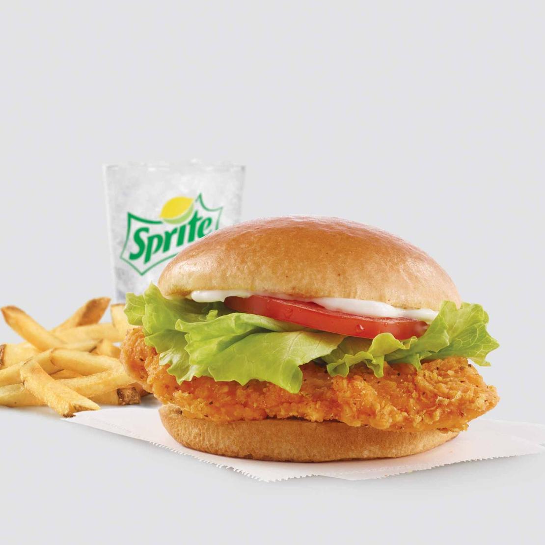 order online - Spicy Chicken Sandwich Combo from Wendy's on bringmethat.com