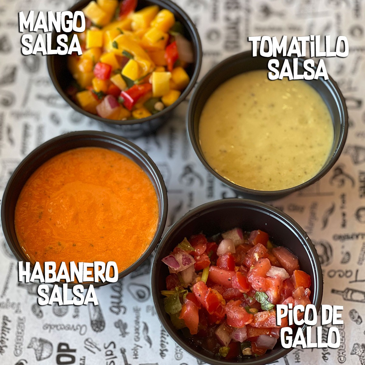 Order Salsa food online from Guac Shop Mexican Grill store, Jericho on bringmethat.com